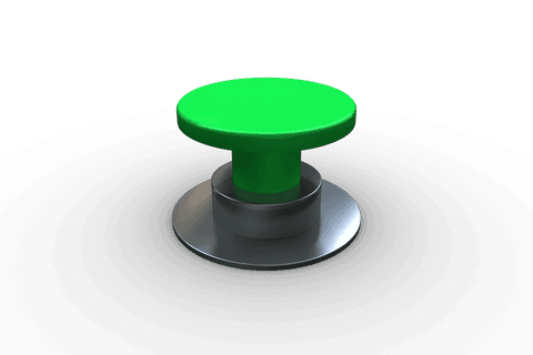 green button illustration on transparent background for industry design - Download Free Stock Videos Pikwizard.com