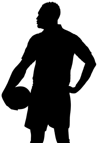 Silhouette of Sportsman with Transparent Background - Download Free Stock Videos Pikwizard.com