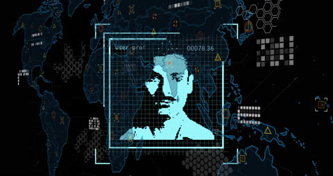 Digital Analysis with Facial Recognition Data Interface