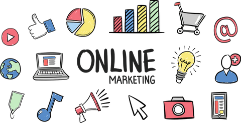 Online Marketing Text with Communication Icons on Transparent Background - Download Free Stock Videos Pikwizard.com