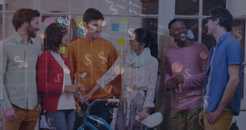 Group of Diverse Young Adults in Collaborative Discussion