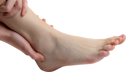 Hand Massaging Woman's Transparent Anklet for Relief - Download Free Stock Videos Pikwizard.com
