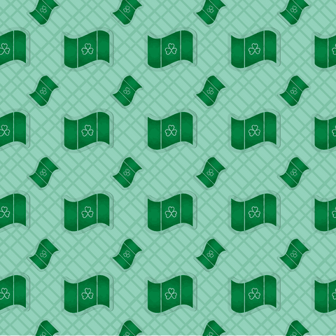 clover and wave green pattern on transparent background vector - Download Free Stock Videos Pikwizard.com