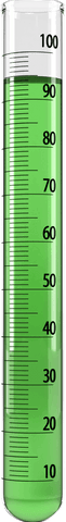 Laboratory Transparent Green Liquid in Graduated Cylinder Close-Up - Download Free Stock Videos Pikwizard.com
