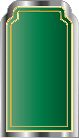 green tag with metallic border on transparent background - Download Free Stock Videos Pikwizard.com