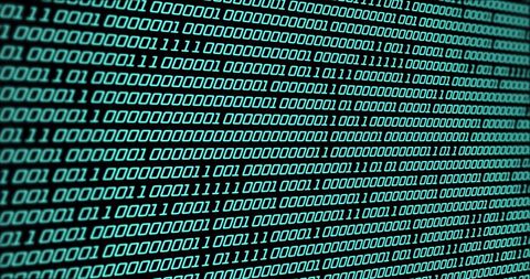 Binary Code Digital Screen Represents Data Processing in Technology - Download Free Stock Images Pikwizard.com