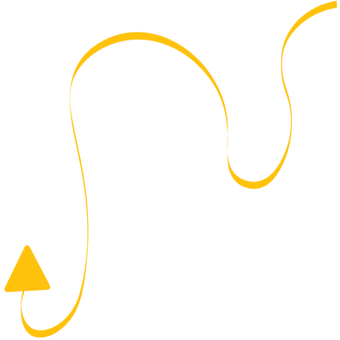 Yellow Arrow Ribbon on Transparent Background Illustrating Movement - Download Free Stock Videos Pikwizard.com