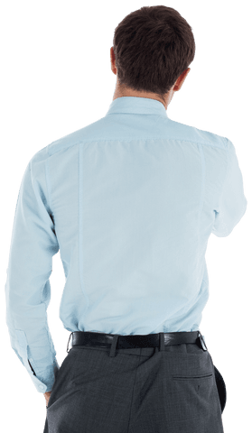 transparent background thoughtful businessman rear view - Download Free Stock Videos Pikwizard.com