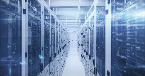 Modern Data Center Server Room with Advanced Technology - Download Free Stock Images Pikwizard.com