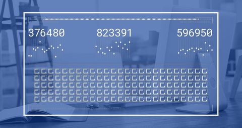 Digital Interface with Data Visualizations in Contemporary Office - Download Free Stock Images Pikwizard.com