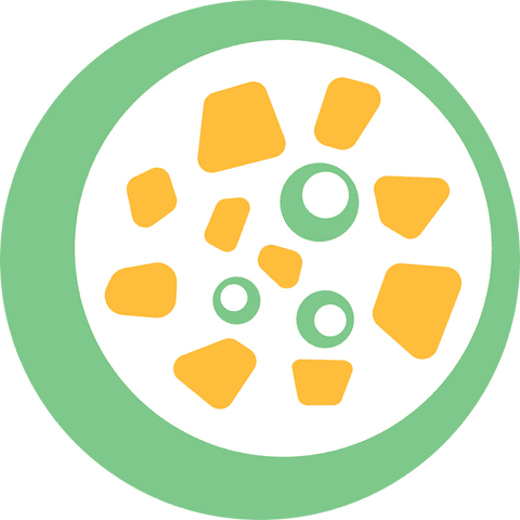 transparent geometric abstract with green rings and yellow polygons - Download Free Stock Videos Pikwizard.com
