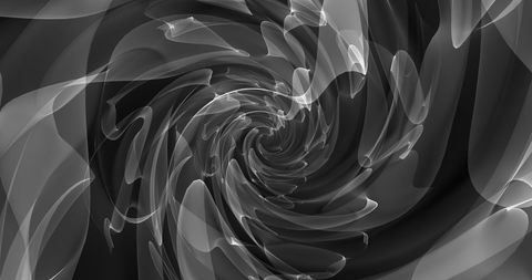 Translucent Swirling Smoke on Dark Background