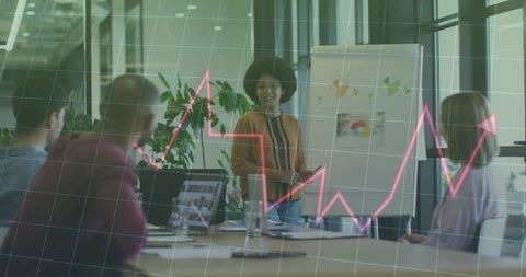 Team Analyzing Financial Trends in Modern Office Setting - Download Free Stock Images Pikwizard.com