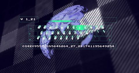 digital data processing over global hologram - Download Free Stock Images Pikwizard.com