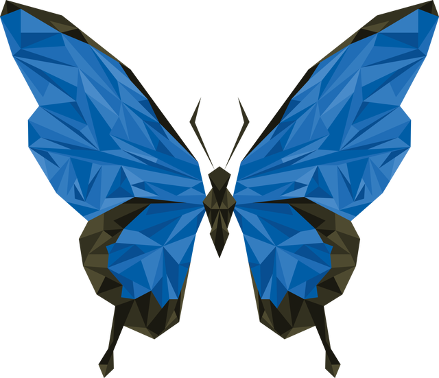 Blue Butterfly Transparent Background Nature and Beauty Concept Vector - Download Free Stock Videos Pikwizard.com