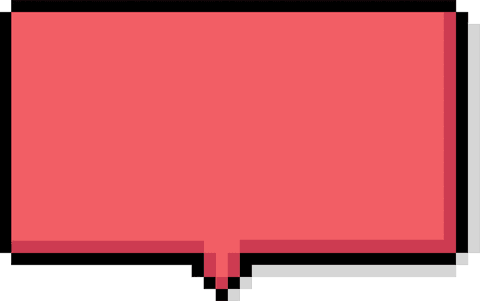 Pixel Art Red Speech Bubble Icon with Transparent Background - Download Free Stock Videos Pikwizard.com