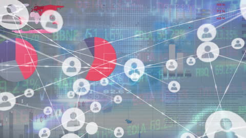 Global Networking and Stock Market Data Overlay