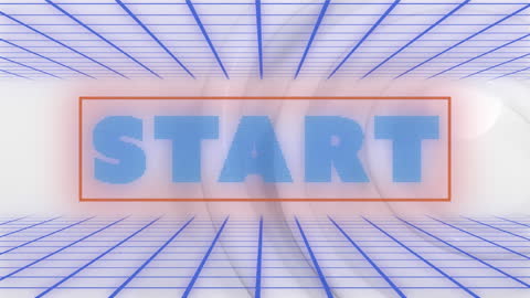 Digital Start Text on Abstract Grid Background