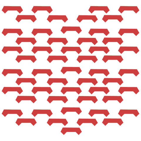 abstract geometric pattern with red shapes on transparent background - Download Free Stock Videos Pikwizard.com