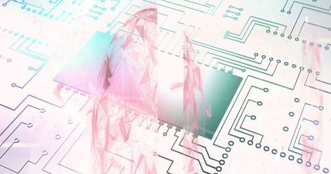 Futuristic Network Connections on Computer Circuit Board - Download Free Stock Images Pikwizard.com