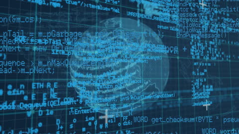 Digital Data Processing with Global Connection Visualization