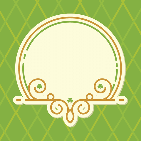 ornate circular frame with green pattern on transparent background - Download Free Stock Videos Pikwizard.com