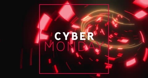 Cyber Monday Animated Neon Tunnel Banner