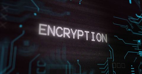 Digital Data Encryption Concept with Computer Circuitry - Download Free Stock Images Pikwizard.com