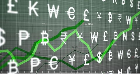 Global Currency Trends with Financial Data and Graphs - Download Free Stock Images Pikwizard.com