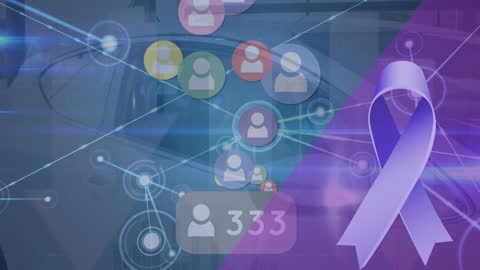 Digital Network Communication with Data and Awareness Ribbon