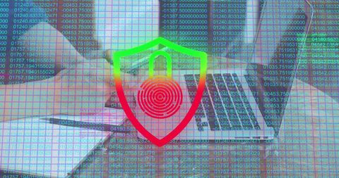 Biometric security and data protection on laptop