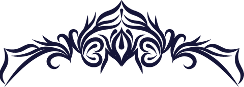 Symmetrical Navy Tribal Motif Design on Transparent Background - Download Free Stock Videos Pikwizard.com