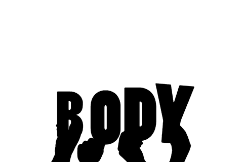 Fitness health body text transparent background illustration