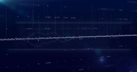 Visualizing dark data waveform dashboard with neon time-series analytics and grid