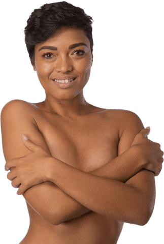 confident woman embracing body with transparent background - Download Free Stock Videos Pikwizard.com