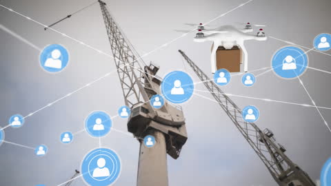 Drone Delivery Method Transformed Construction Site