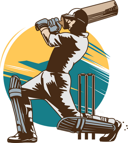 dynamic cricket batsman swinging bat in transparent style - Download Free Stock Videos Pikwizard.com