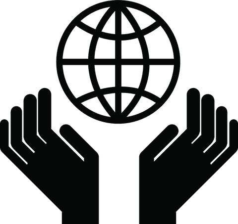 black hands holding globe transparent background illustration - Download Free Stock Videos Pikwizard.com