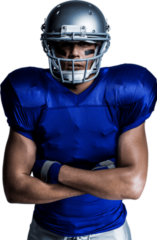 american football player crossed arms transparent background - Download Free Stock Videos Pikwizard.com