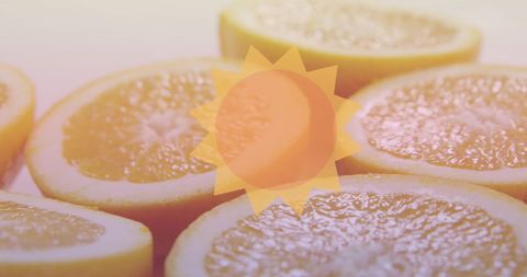 Sunny Oranges for National Vegetarian Week Celebration - Download Free Stock Images Pikwizard.com