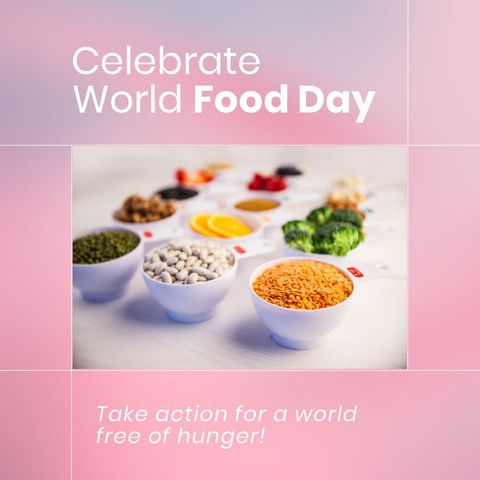 Celebrate world food day with nutritious ingredients display