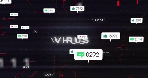 Glitchy virus warning and digital exposure threat