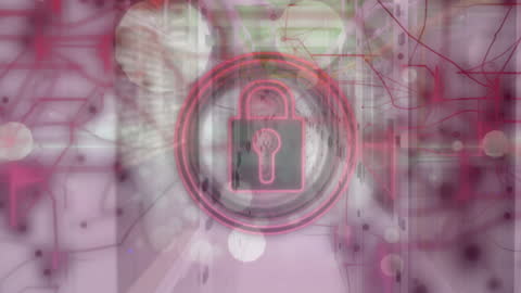 Cybersecurity Digital Shield in Futuristic Data Center