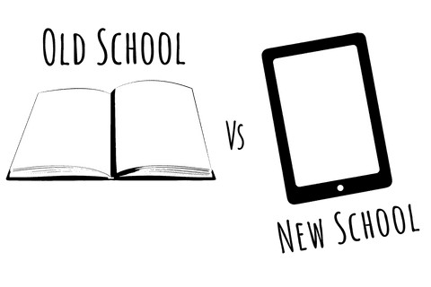 transparent old school versus new school concept illustration - Download Free Stock Videos Pikwizard.com