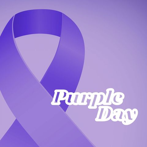 purple day awareness ribbon for epilepsy support and advocacy - Download Free Stock Templates Pikwizard.com