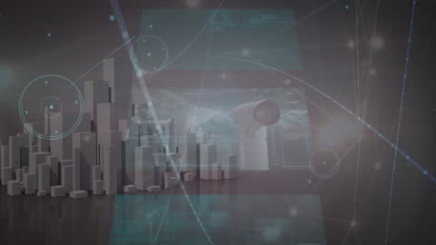 Smart Cityscape with Innovative Network Connections