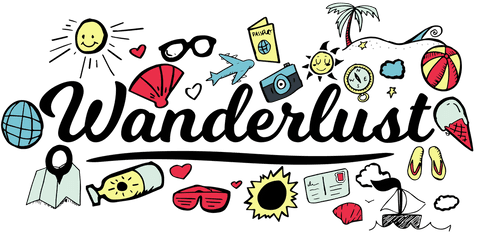 Wanderlust Travel Icons on Transparent Background - Download Free Stock Videos Pikwizard.com