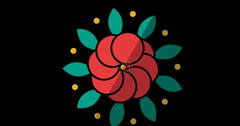 Digital Rose Design Celebrating World Meditation Day