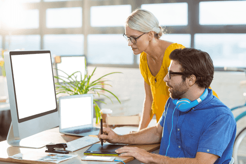 transparent collab of graphic designers in modern office - Download Free Stock Videos Pikwizard.com