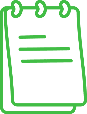 green notepad on transparent background for memos and ideas - Download Free Stock Videos Pikwizard.com